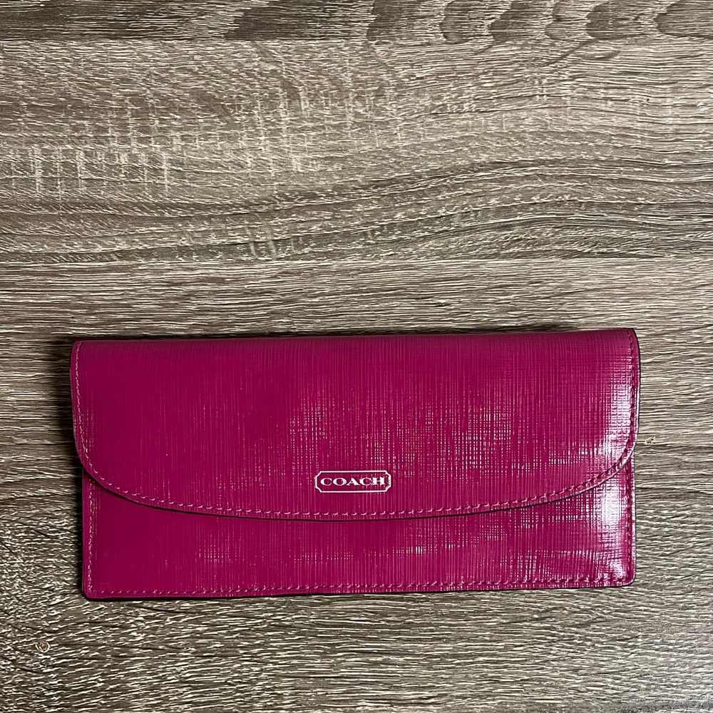 Coach Continental Wallet Slim - Pink